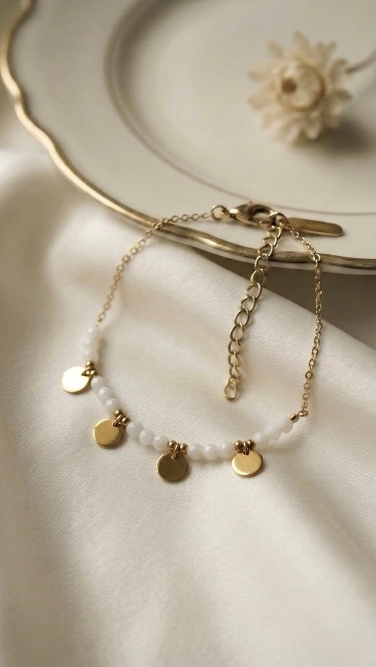 BRACELET DORÉ- BLONDINE