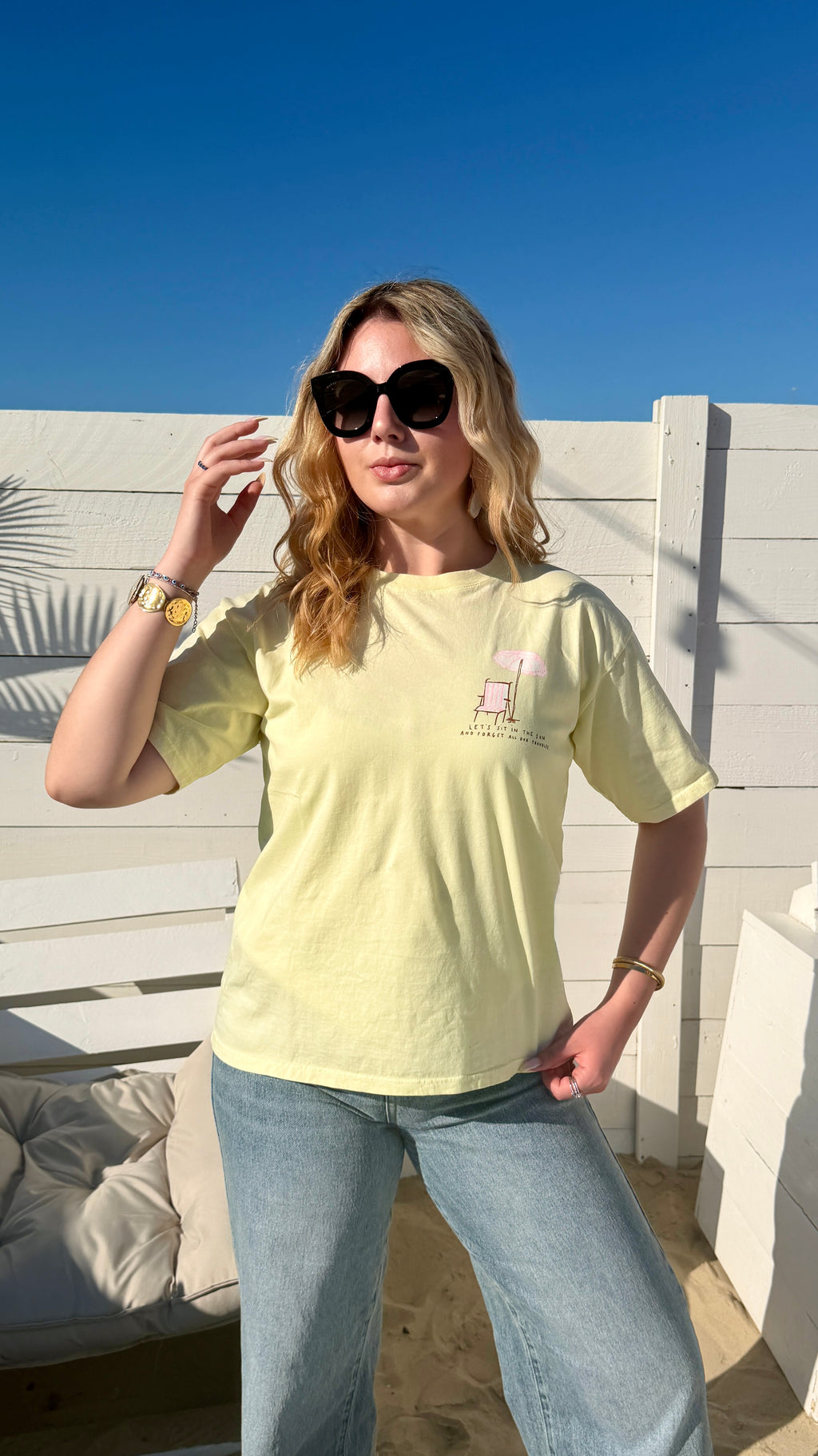 T-SHIRT JAUNE - TRANSAT