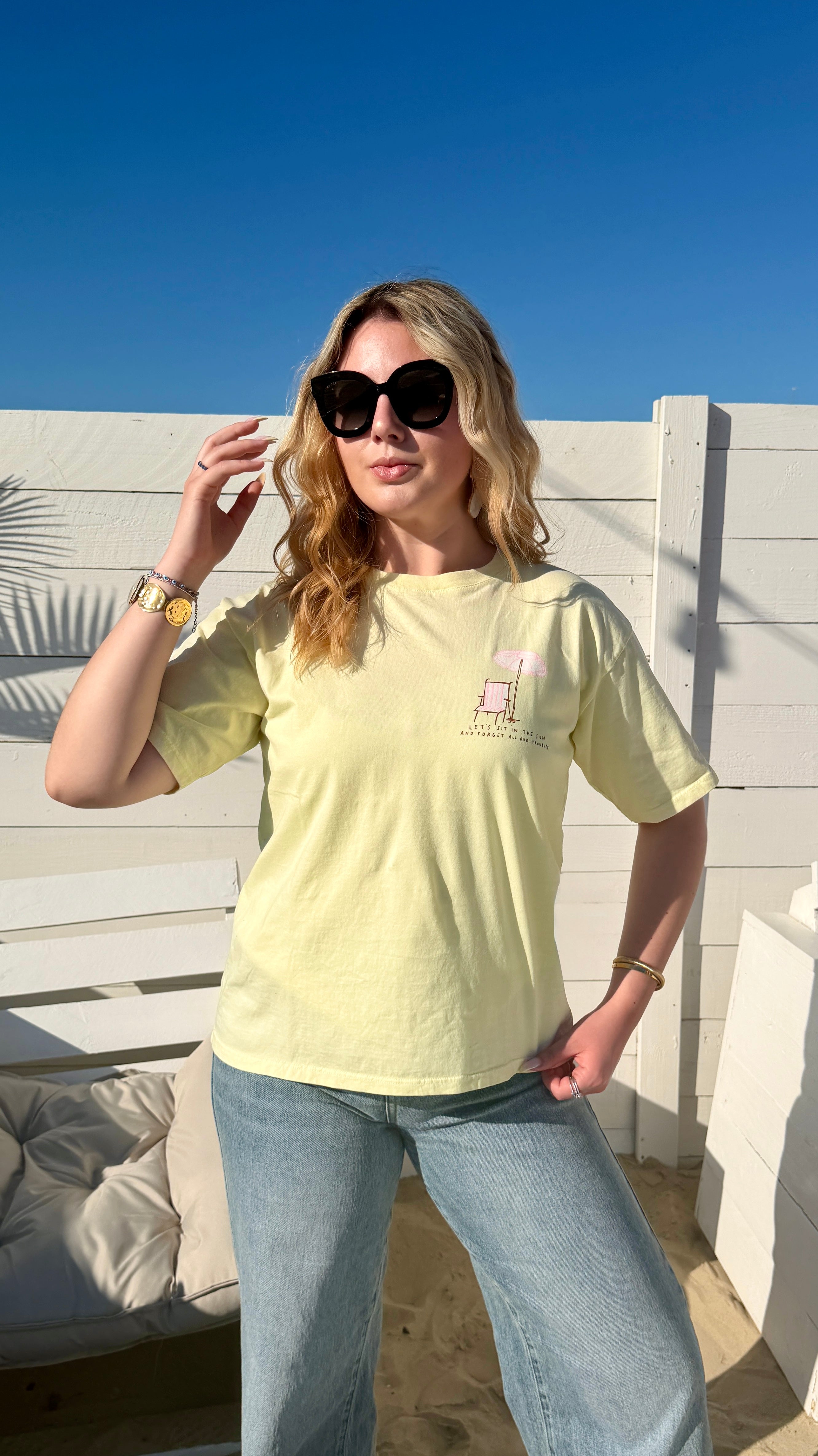 T-SHIRT JAUNE - TRANSAT