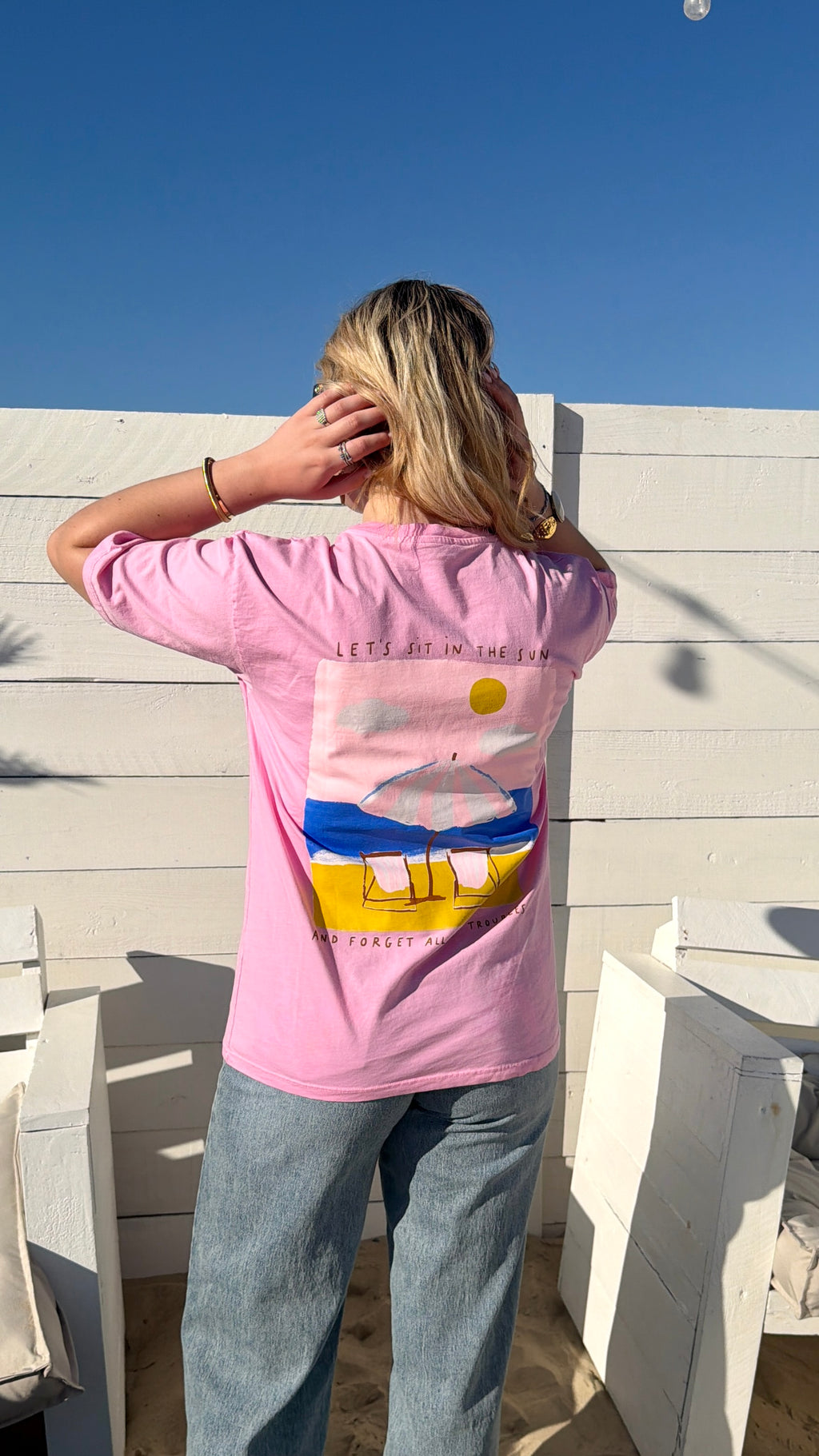 T-SHIRT ROSE - TRANSAT