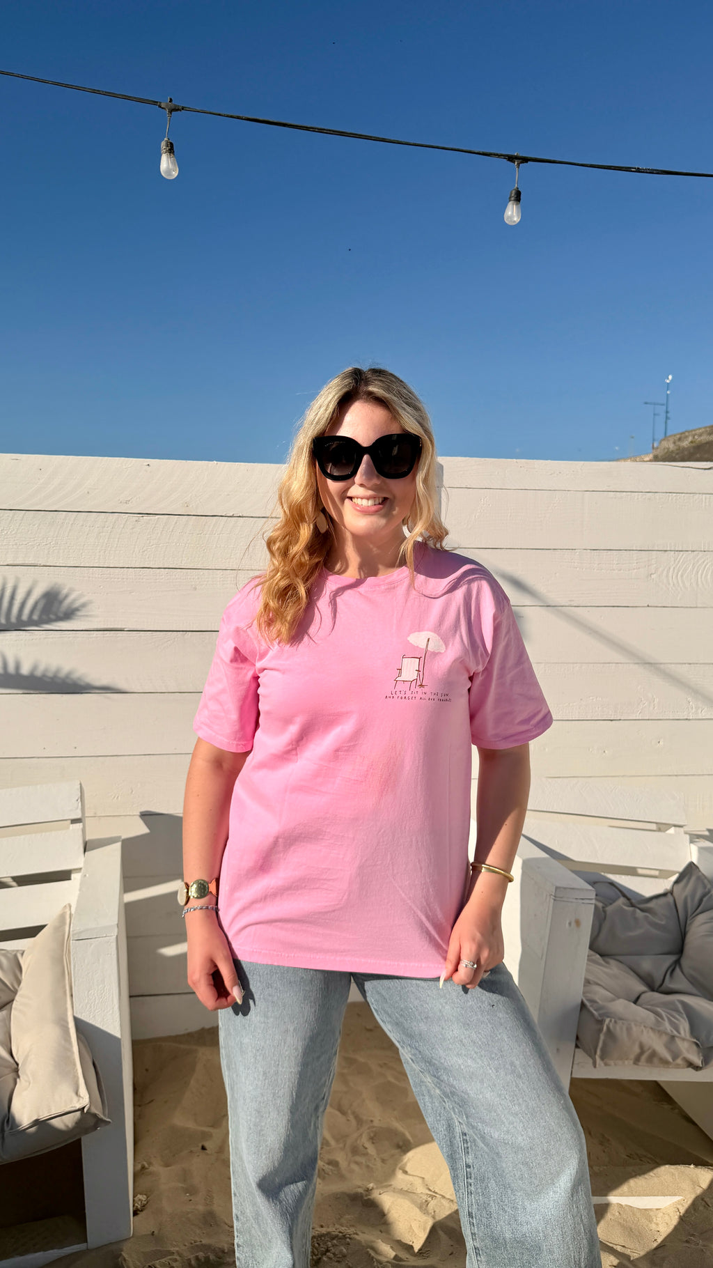 T-SHIRT ROSE - TRANSAT