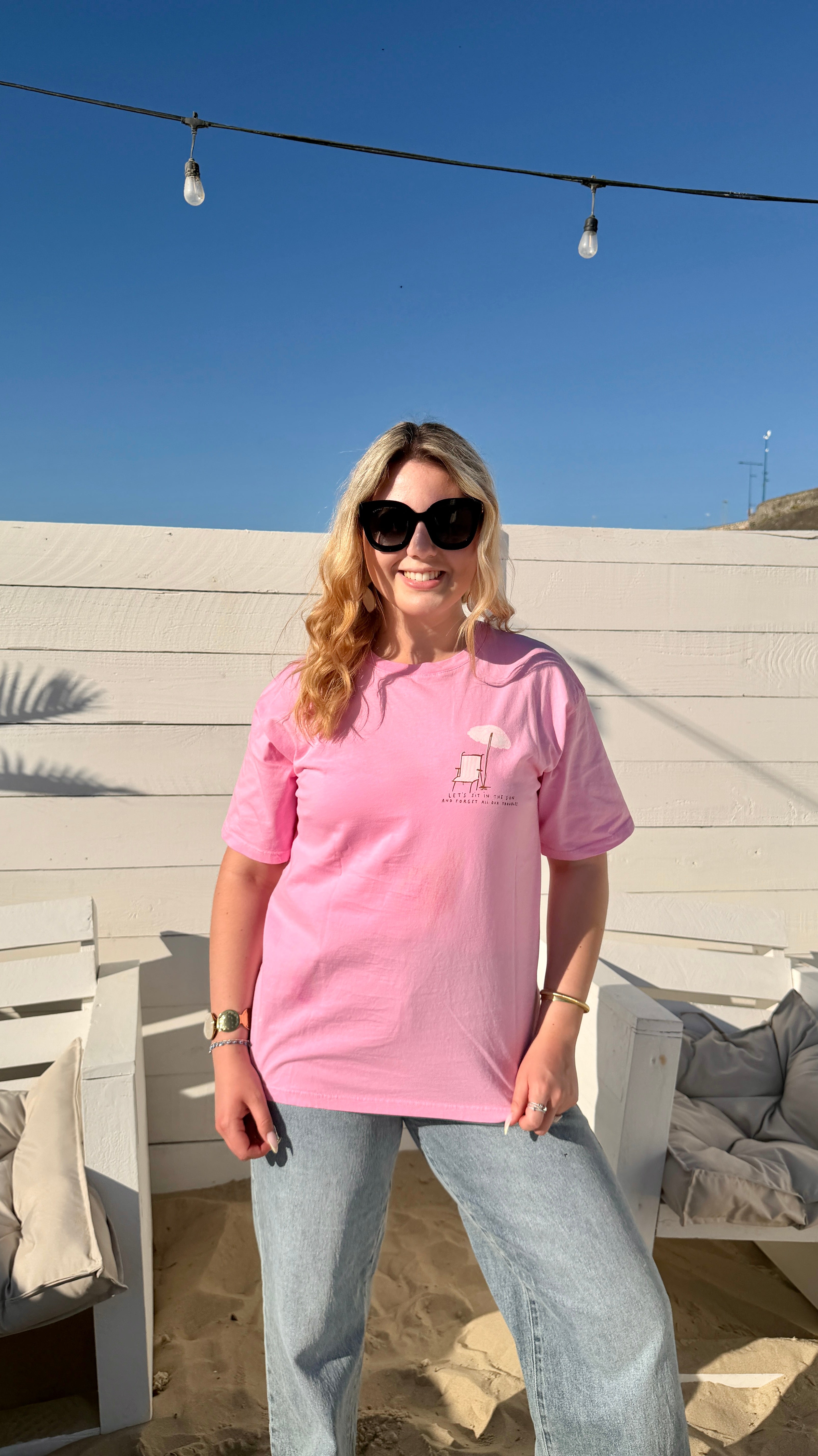 T-SHIRT ROSE - TRANSAT