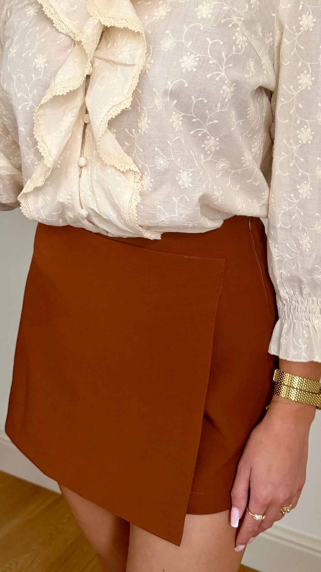 JUPE-SHORT MARRON - ALIXE
