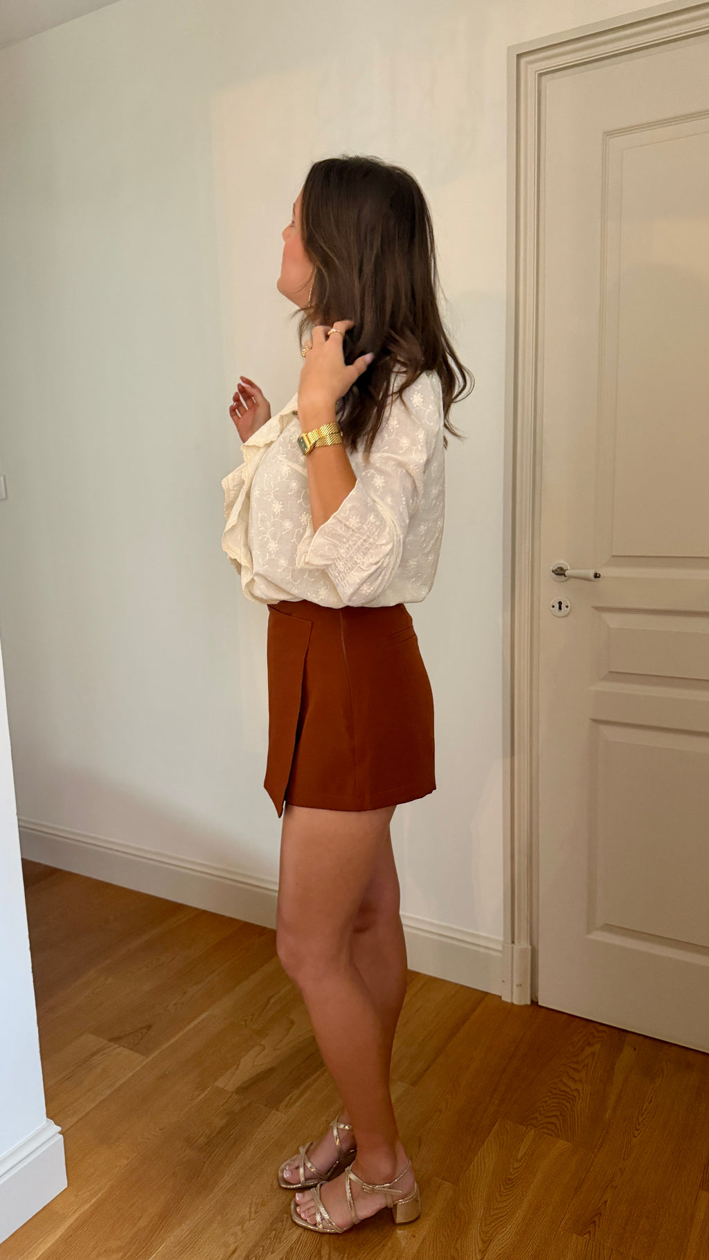 JUPE-SHORT MARRON - ALIXE