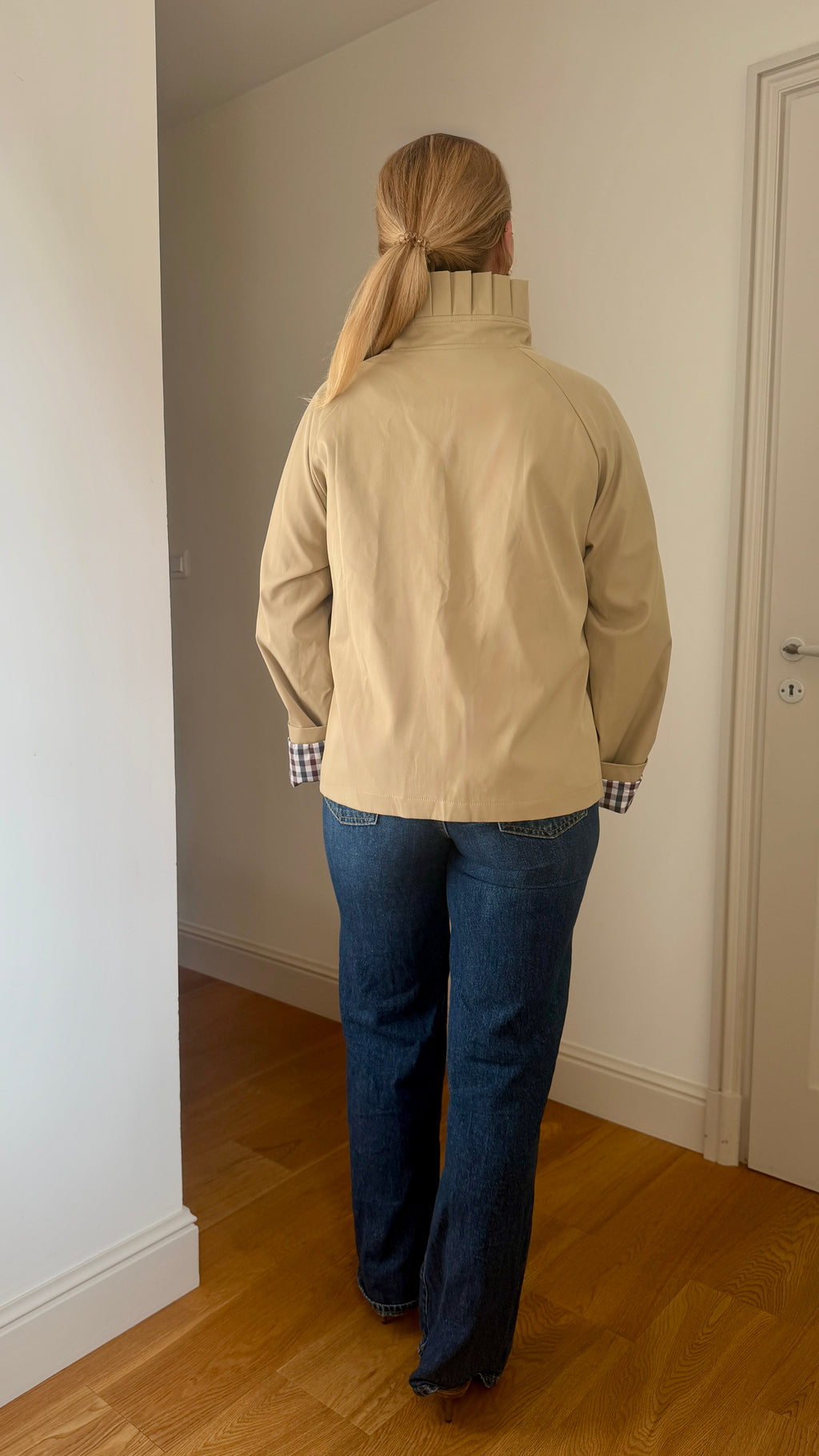 TRENCH COL VICTORIEN BEIGE - JULIETTE