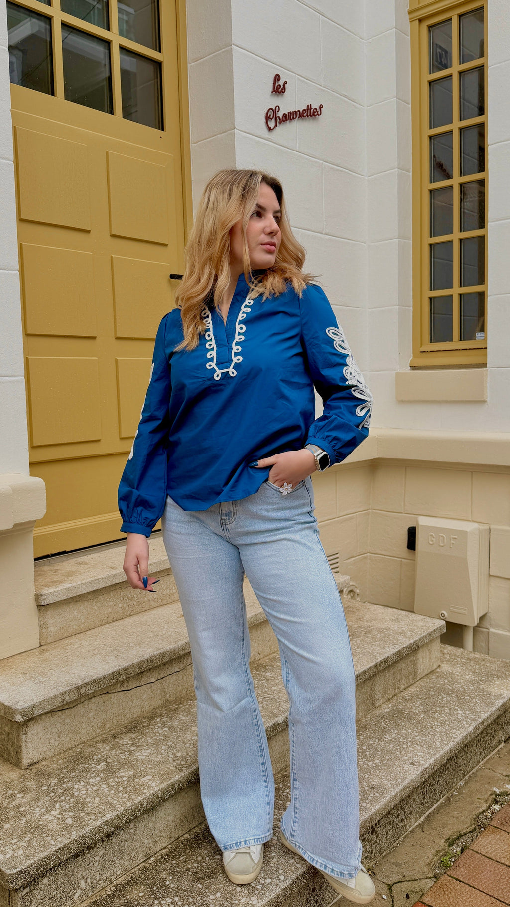 CHEMISE BLEU - ELSA