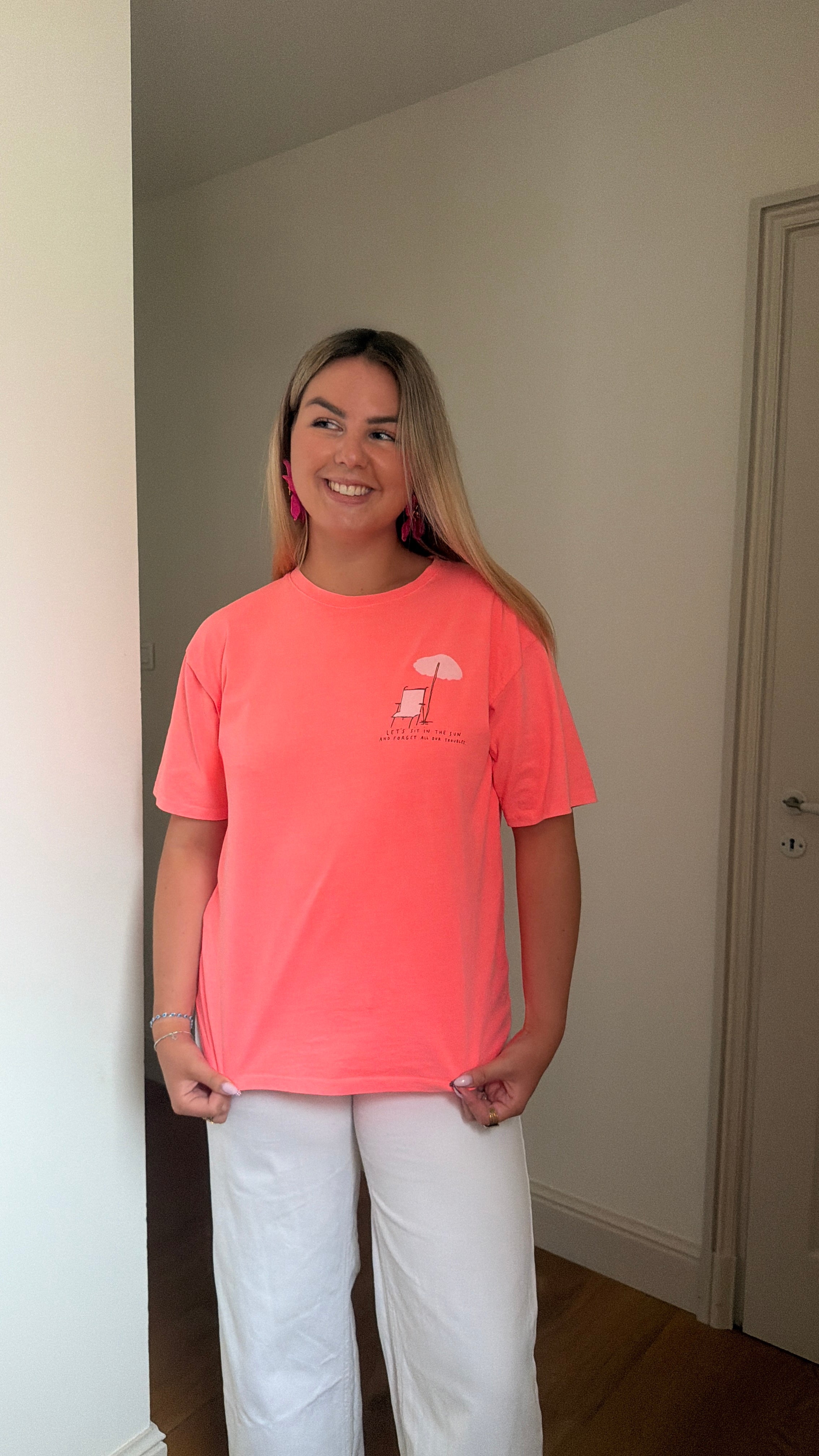 T-SHIRT CORAIL - TRANSAT