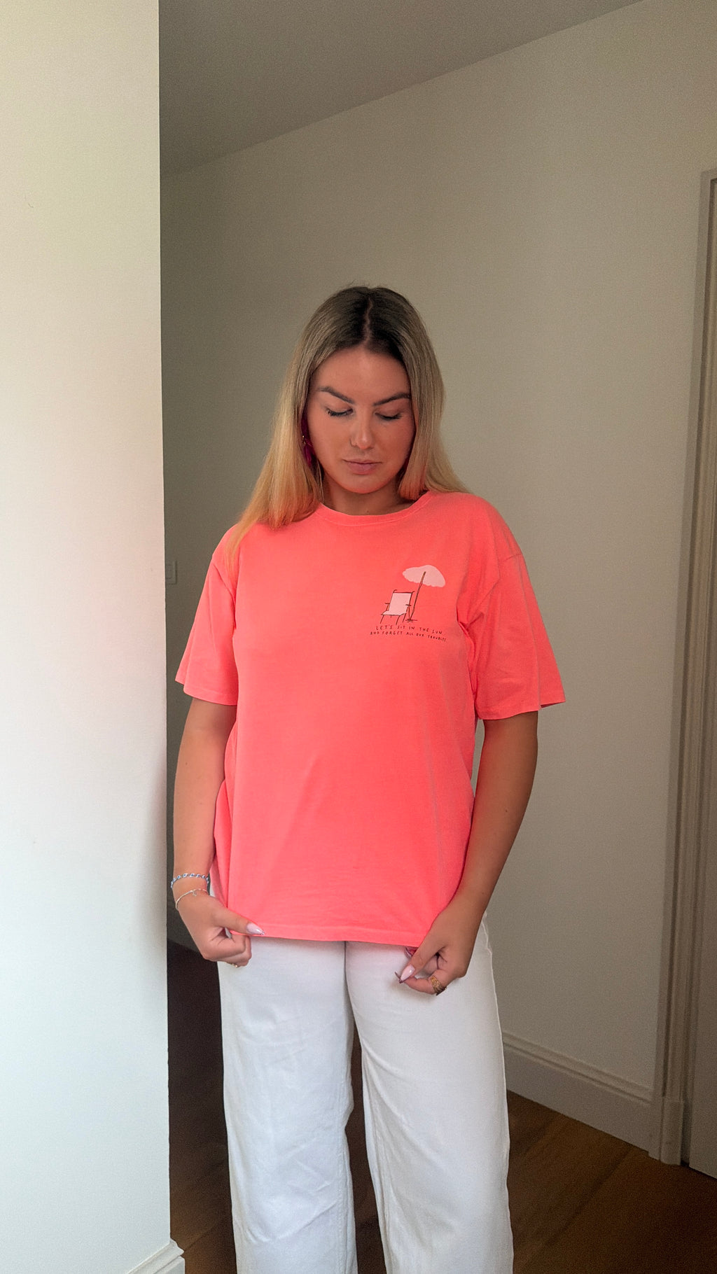 T-SHIRT CORAIL - TRANSAT