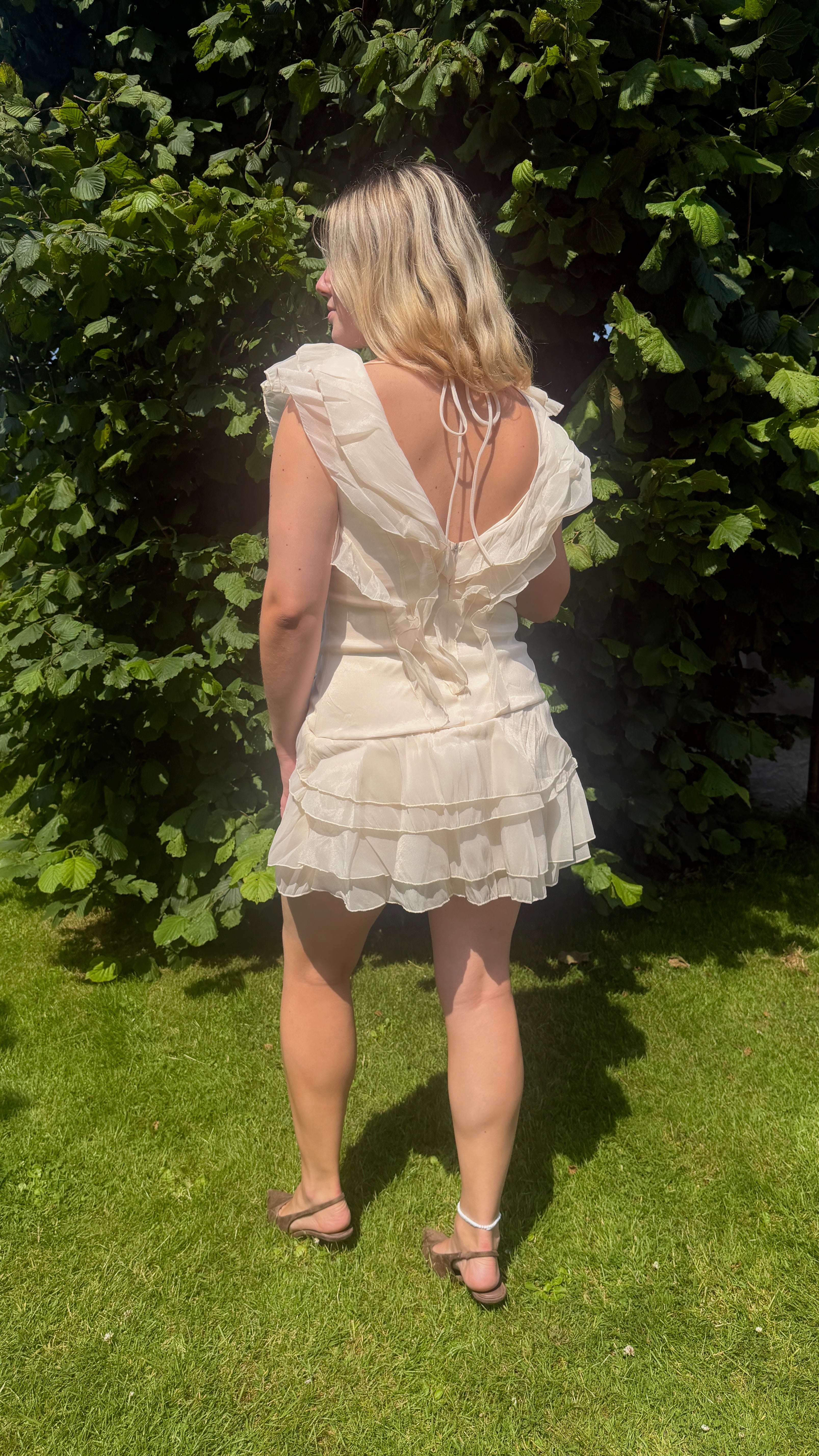 ROBE SHORT BEIGE - LUCIE