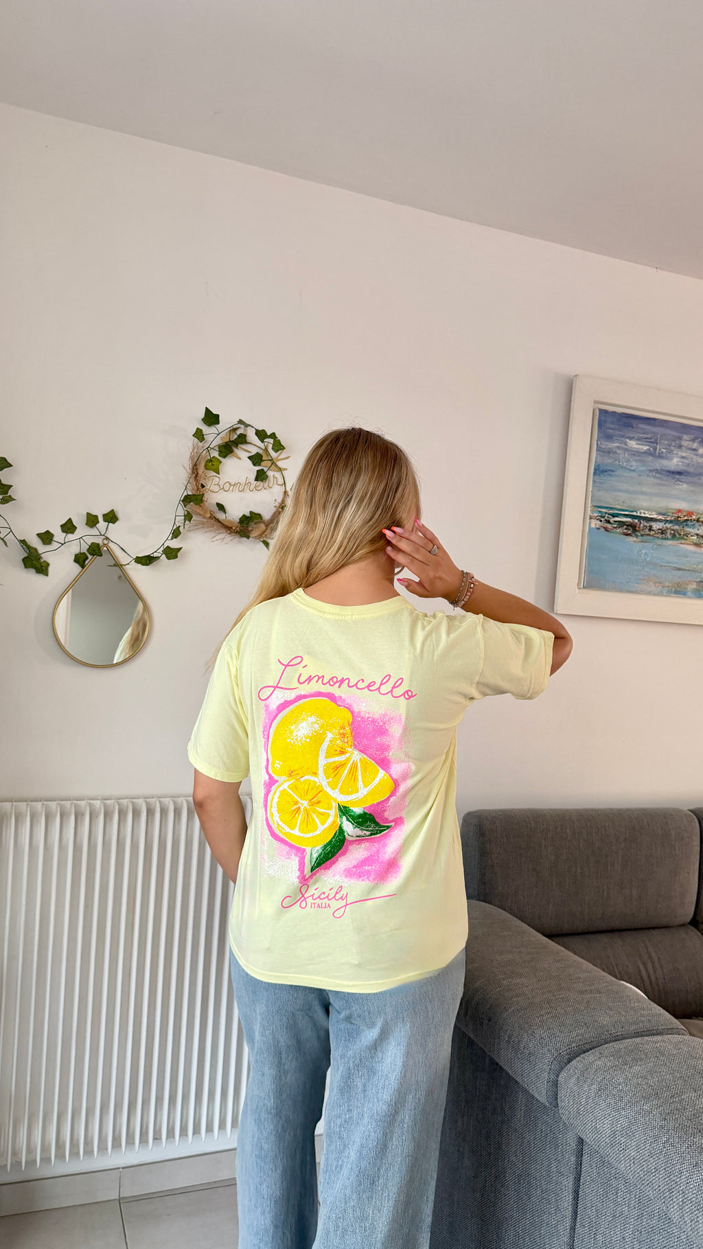 T-SHIRT JAUNE- LIMONCELLO
