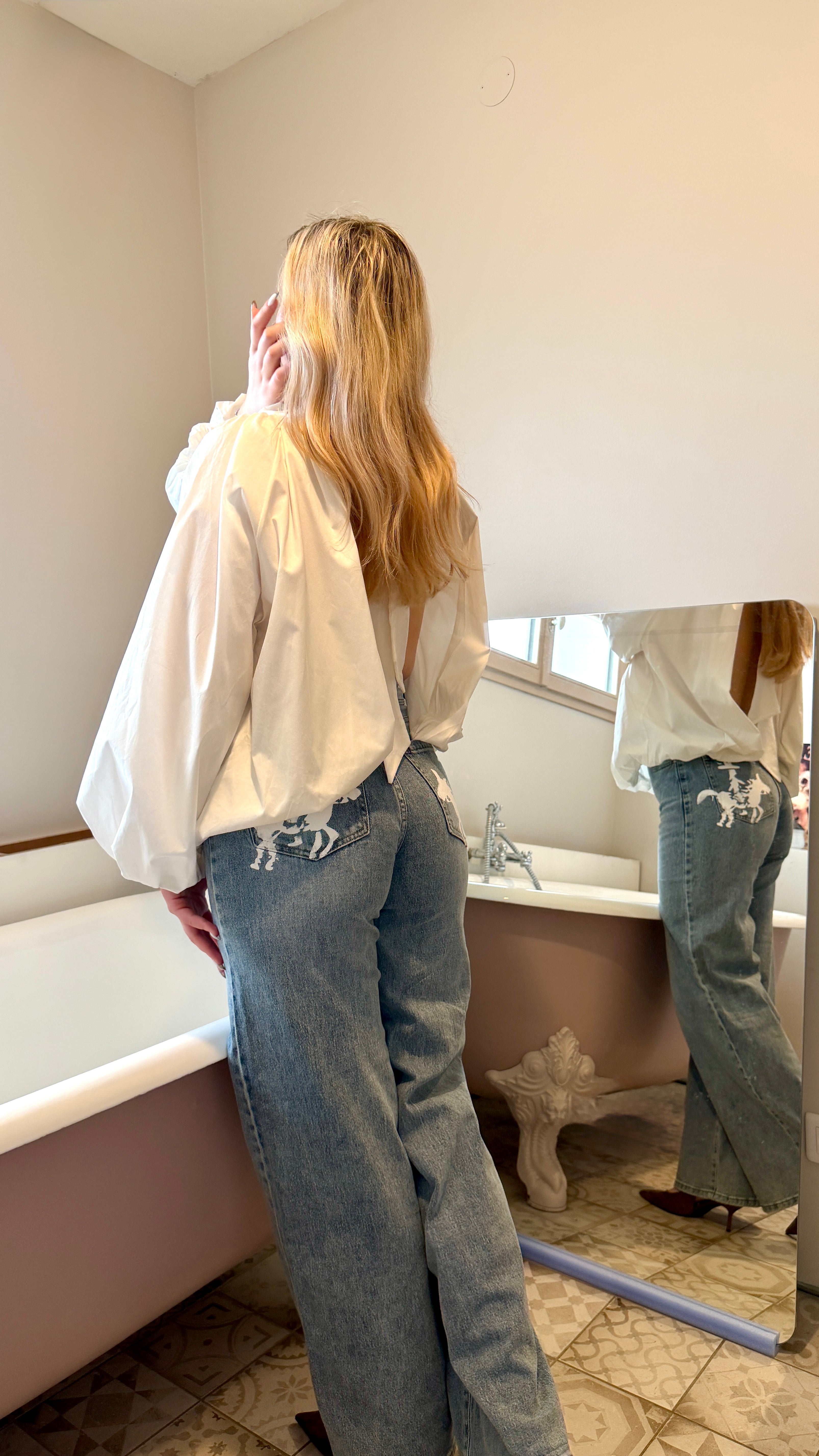 BLOUSE DOS NU BLANCHE- VICTORIA