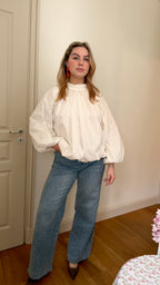 JEAN IMPRIMÉ BLEU- BELLA