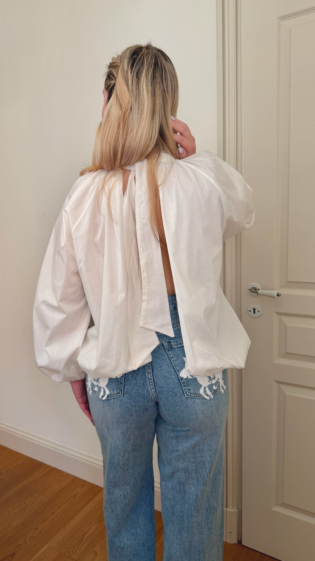 BLOUSE DOS NU BLANCHE- VICTORIA
